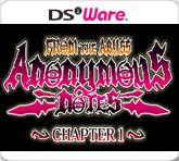 Front Cover for Anonymous Notes Chapter 1: From The Abyss (Nintendo DSi) (download release)
