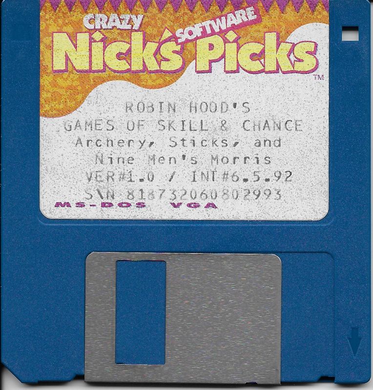 Media for Crazy Nick's Software Picks: Robin Hood's Games of Skill and Chance (DOS)