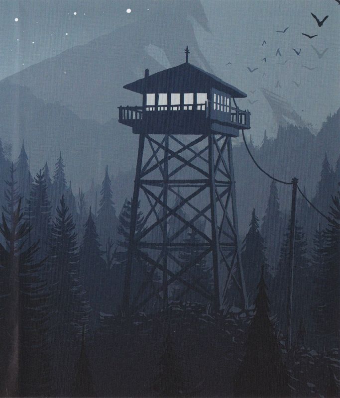 Inside Cover for Firewatch (PlayStation 4) (Limited Run Games release #32): Right