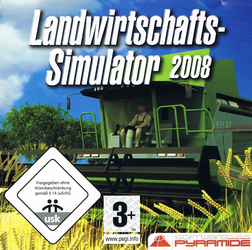 Front Cover for Farming Simulator 2008 (Windows) (Software Pyramide release)