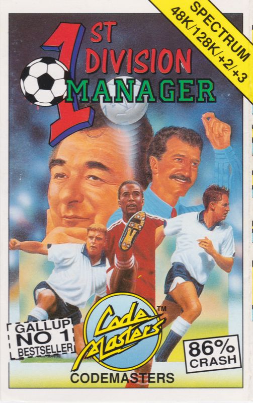 Front Cover for 1st Division Manager (ZX Spectrum)
