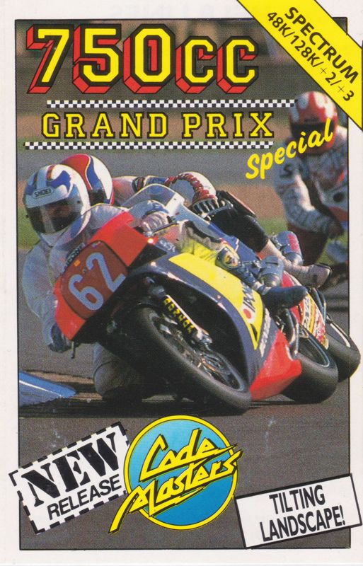Front Cover for 750cc Grand Prix (ZX Spectrum)
