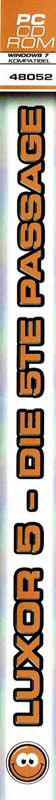 Spine/Sides for Luxor: 5th Passage (Windows) (play+smile release)