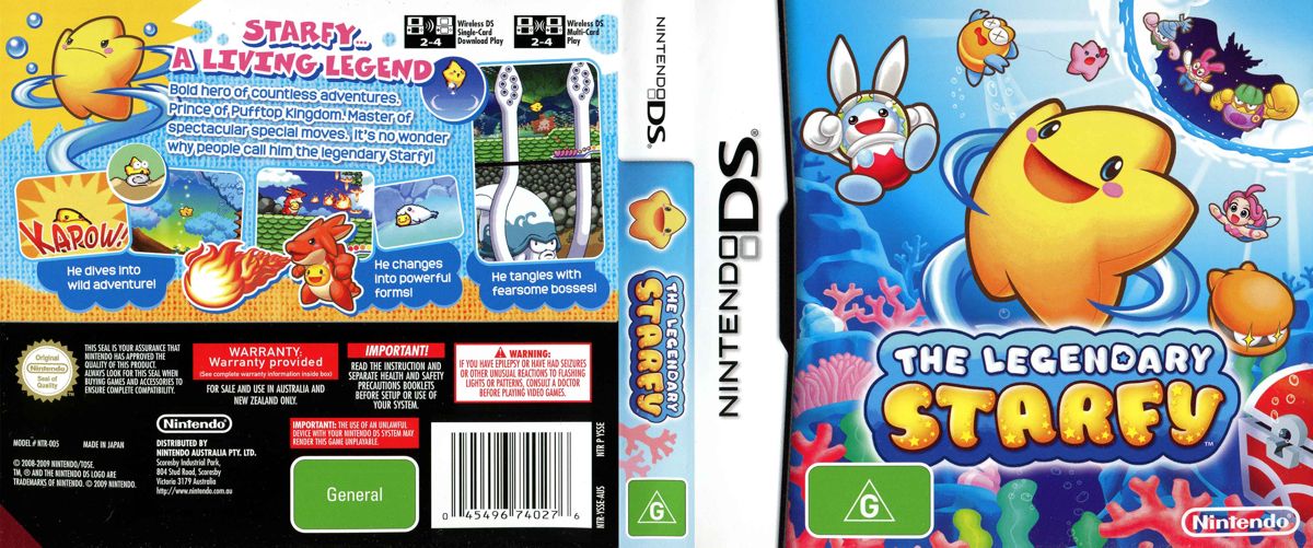 Full Cover for The Legendary Starfy (Nintendo DS)