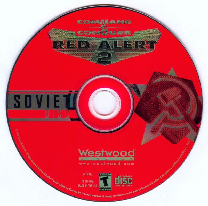 Media for Command & Conquer: Red Alert 2 (Collector's Edition) (Windows) (Soviet Tesla Trooper figurine release): Disc 2 - Soviet