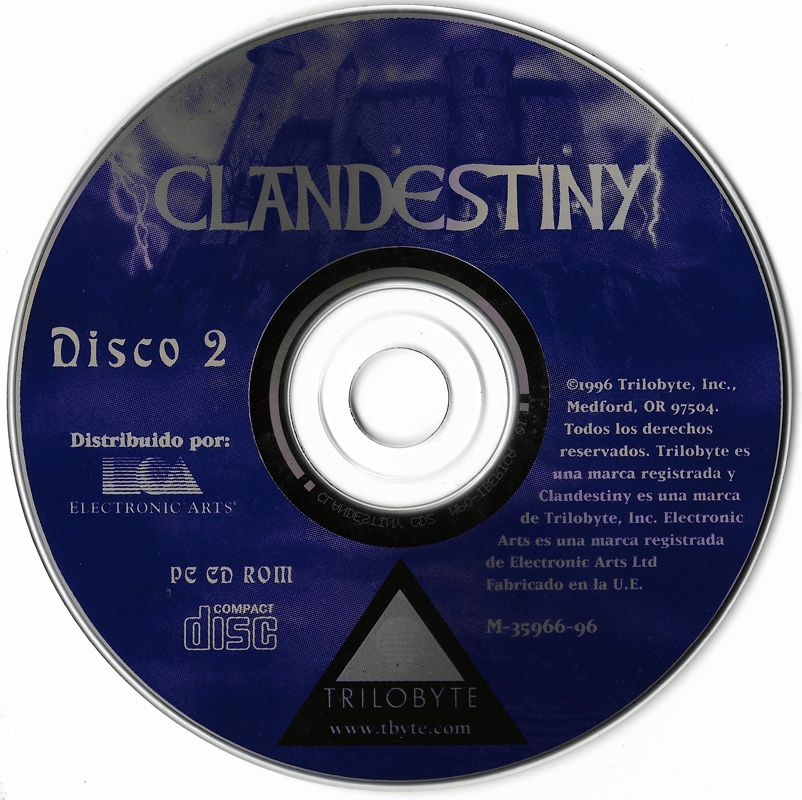 Media for Clandestiny (Windows): Disc 2