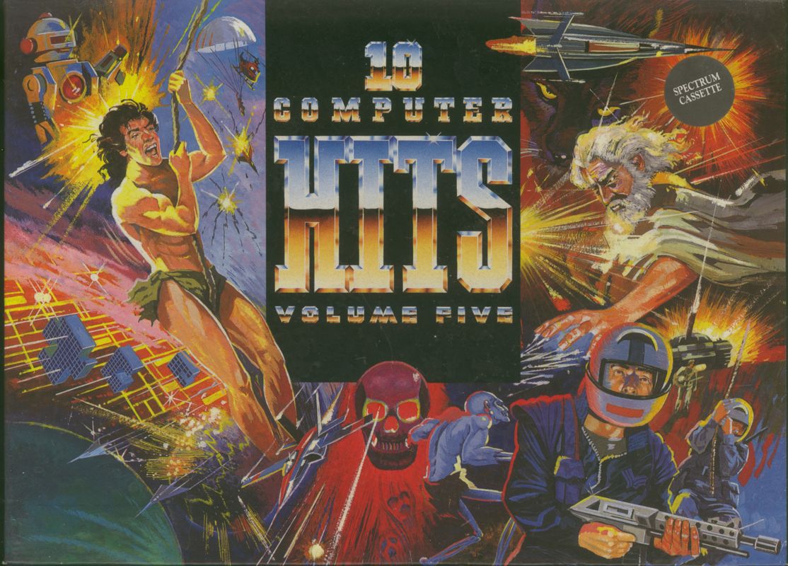 Front Cover for 10 Computer Hits: Volume Five (ZX Spectrum)