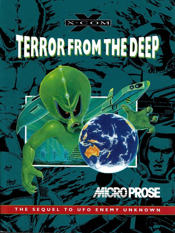 Manual for X-COM: Terror from the Deep (DOS) (CD-ROM release): Front