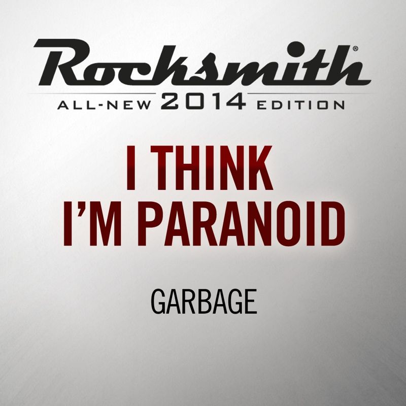 Front Cover for Rocksmith: All-new 2014 Edition - Garbage: I Think I'm Paranoid (PlayStation 3 and PlayStation 4) (download release)