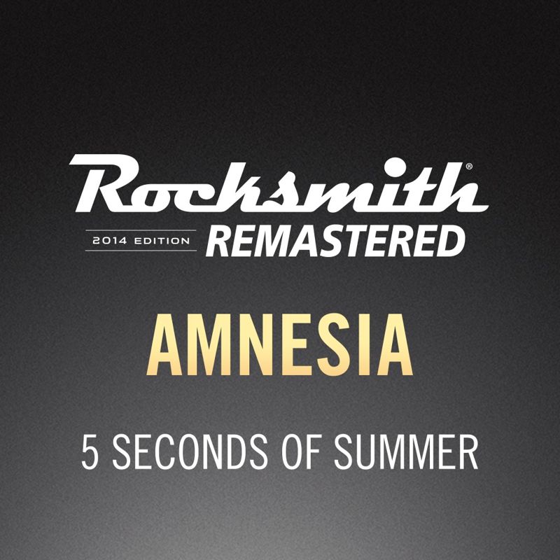 Front Cover for Rocksmith 2014 Edition: Remastered - 5 Seconds of Summer: Amnesia (PlayStation 3 and PlayStation 4) (download release)