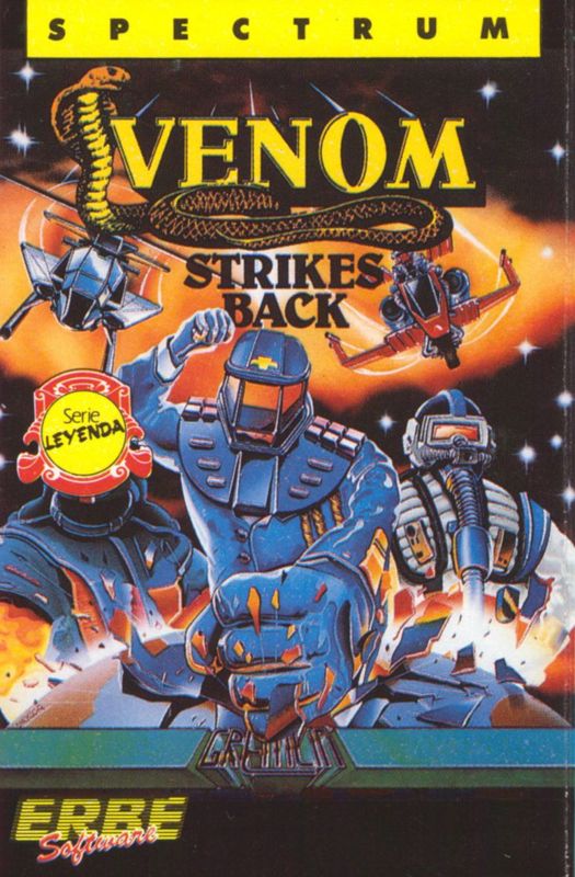 Front Cover for VENOM Strikes Back (ZX Spectrum)