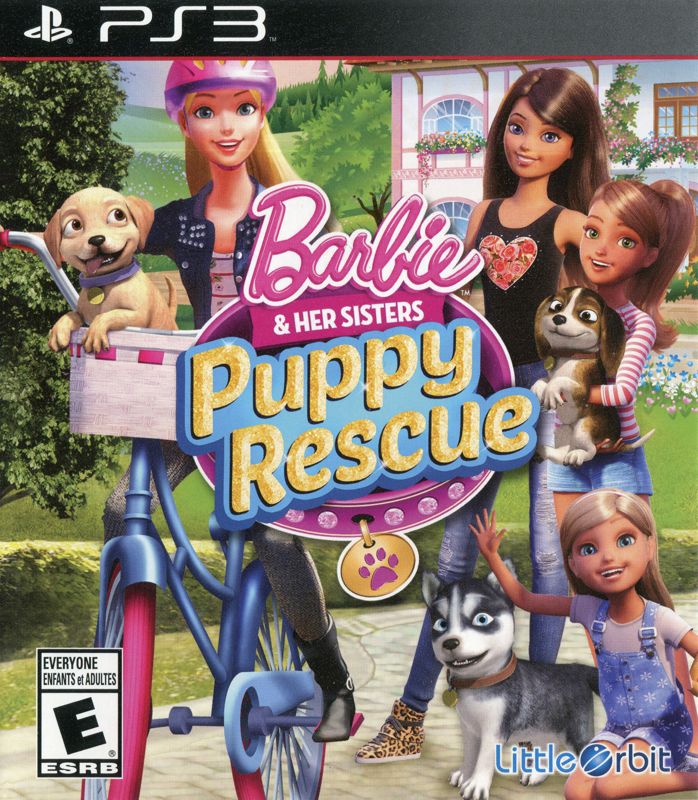 Front Cover for Barbie & Her Sisters: Puppy Rescue (PlayStation 3)