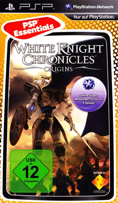 Front Cover for White Knight Chronicles: Origins (PSP) (PSP Essentials release)
