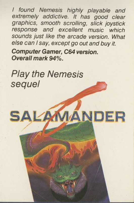Inside Cover for Jackal (ZX Spectrum)