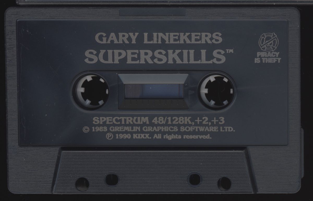 Media for Gary Linekers Superskills (ZX Spectrum) (Kixx release)