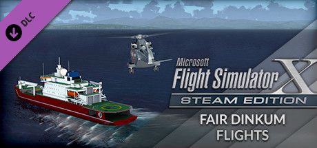 Front Cover for Microsoft Flight Simulator X: Steam Edition - Fair Dinkum Flights (Windows) (Steam release)