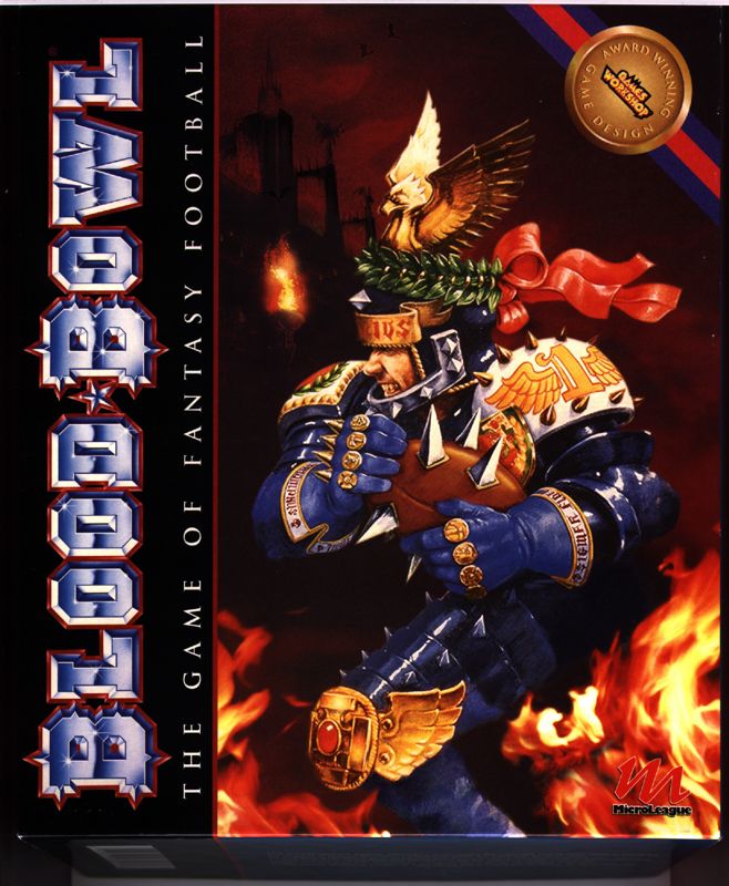 Front Cover for Blood Bowl (DOS)