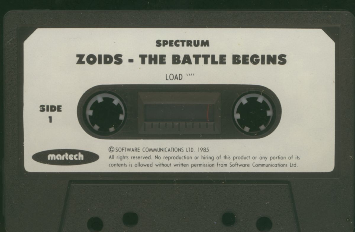 Media for Zoids (ZX Spectrum)