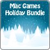 Front Cover for Mac Games Holiday Bundle II 2009 (Macintosh)
