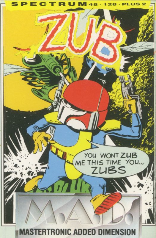 Front Cover for Zub (ZX Spectrum)