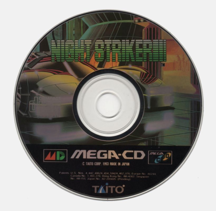 Media for Night Striker (SEGA CD)