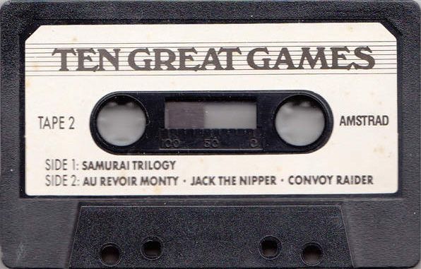Media for Ten Great Games (Amstrad CPC)