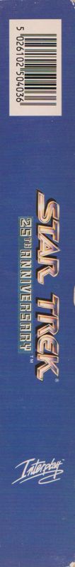 Spine/Sides for Star Trek: 25th Anniversary (DOS) (Enhanced CD-ROM release): Right
