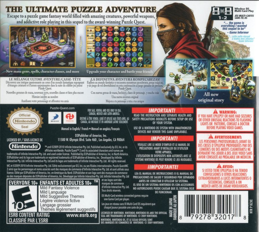 Puzzle Quest 2 para Nintendo DS (2010)