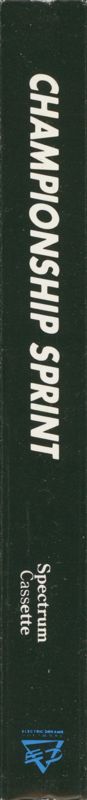 Spine/Sides for Championship Sprint (ZX Spectrum)