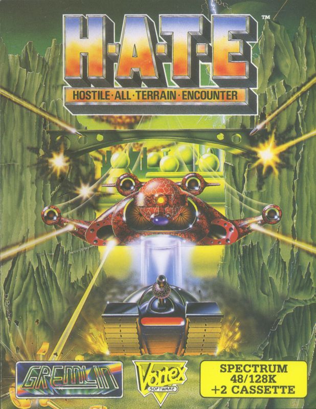 Front Cover for H.A.T.E: Hostile All Terrain Encounter (ZX Spectrum)