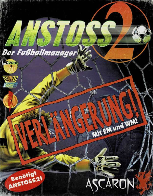 Front Cover for Anstoss 2: Der Fußballmanager - Verlängerung! (Windows) (Re-release)