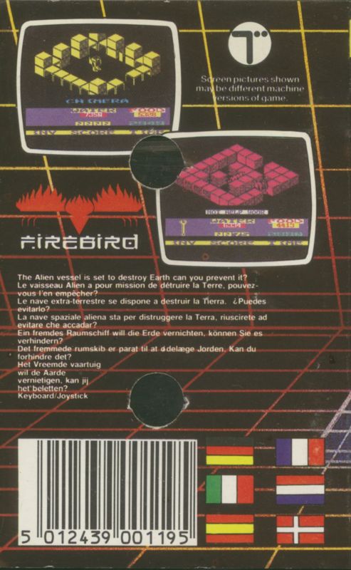 Back Cover for Chimera (ZX Spectrum)