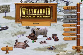 Front Cover for Westward III: Gold Rush (Windows) (Legacy Games release)