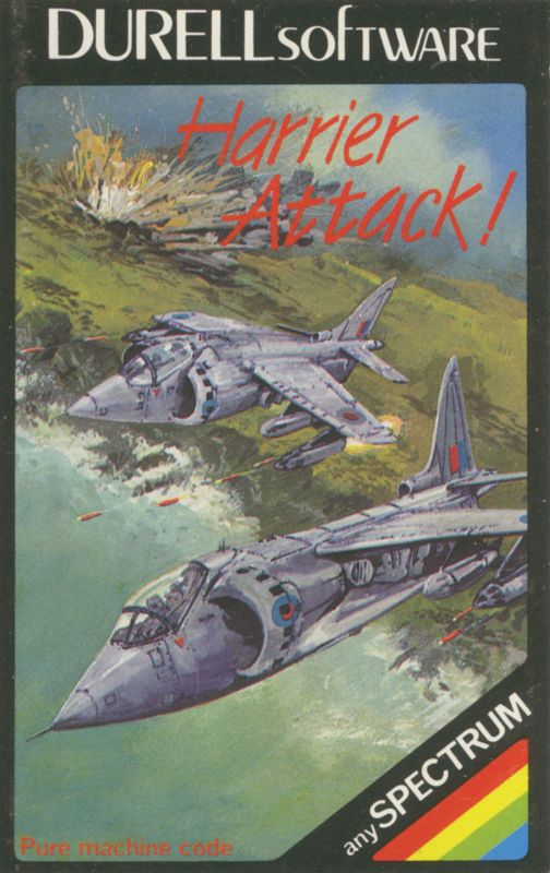 Front Cover for Harrier Attack! (ZX Spectrum)