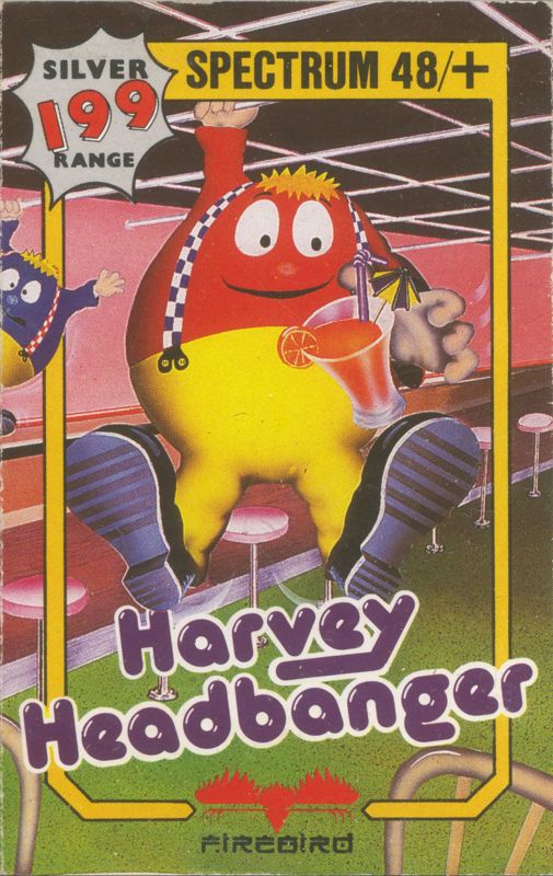 Front Cover for Harvey Headbanger (ZX Spectrum) (Silver 199 Range release)
