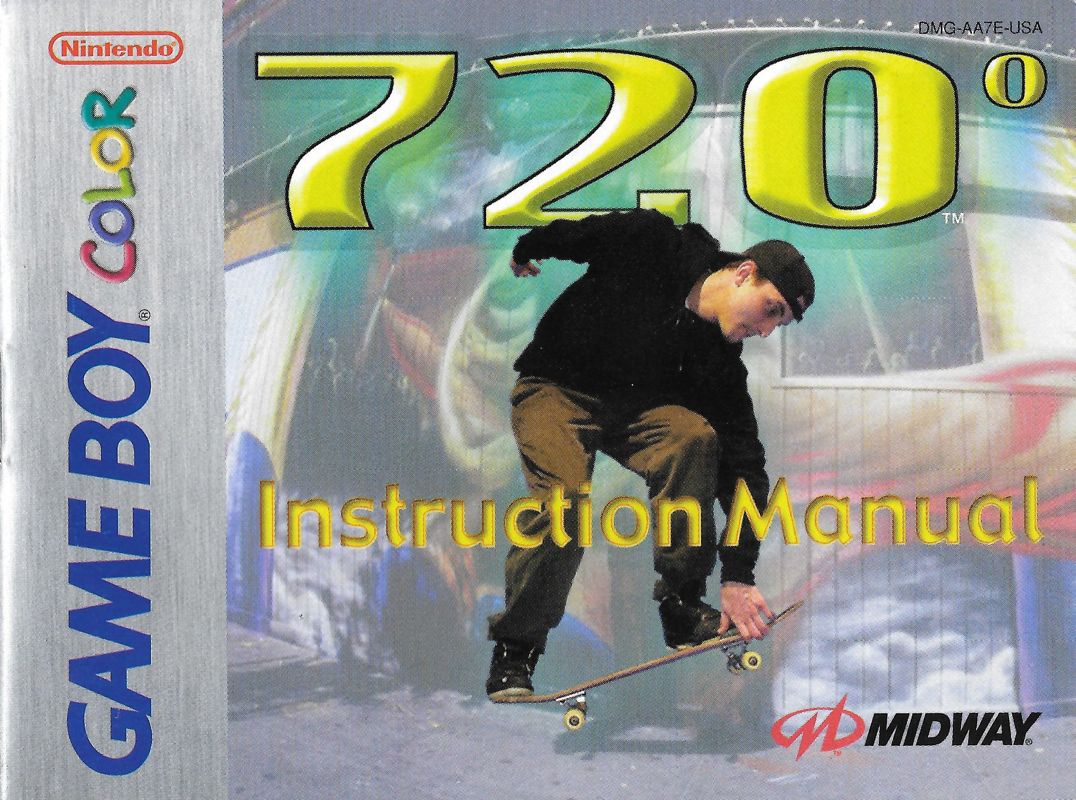 Manual for 720º (Game Boy Color): Front