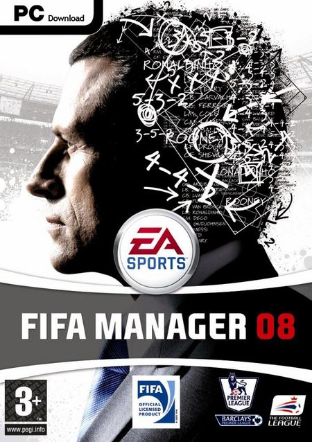 Front Cover for FIFA Manager 08 (Windows) (cdon.com release)