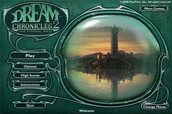 Front Cover for Dream Chronicles 2: The Eternal Maze (Windows) (Legacy Games release)