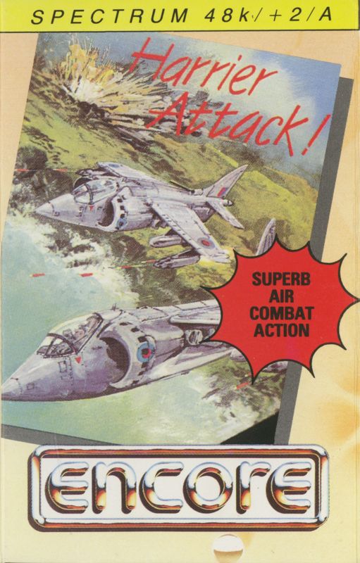 Front Cover for Harrier Attack! (ZX Spectrum) (Budget re-release)