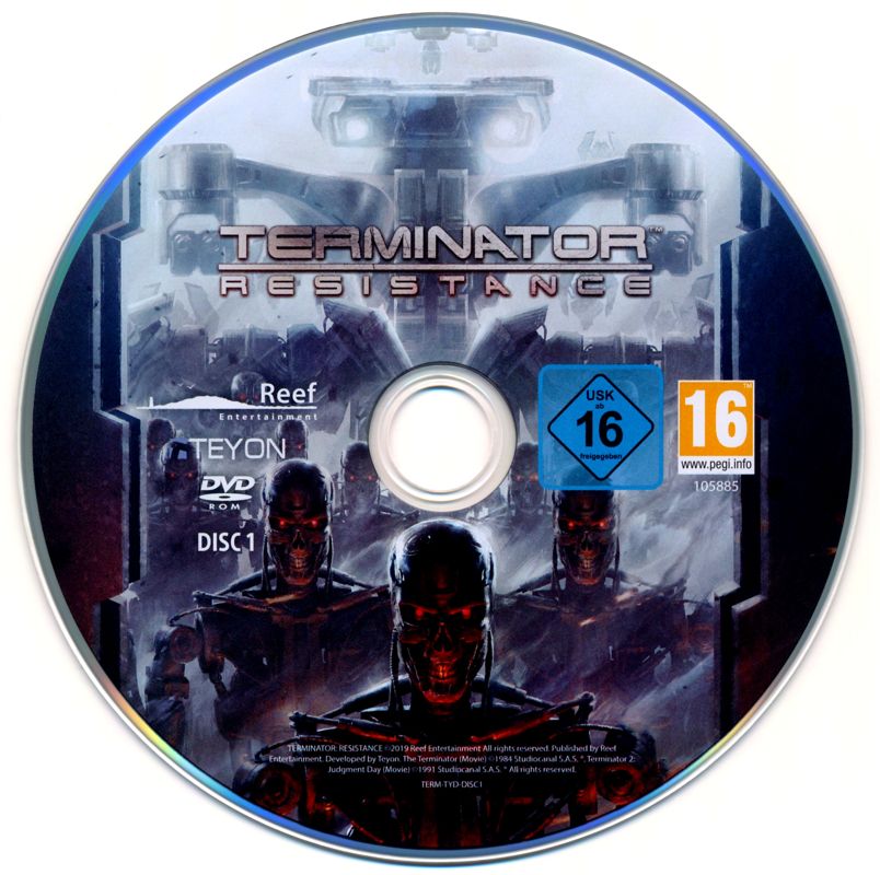 Media for Terminator: Resistance (Windows): Disc 1