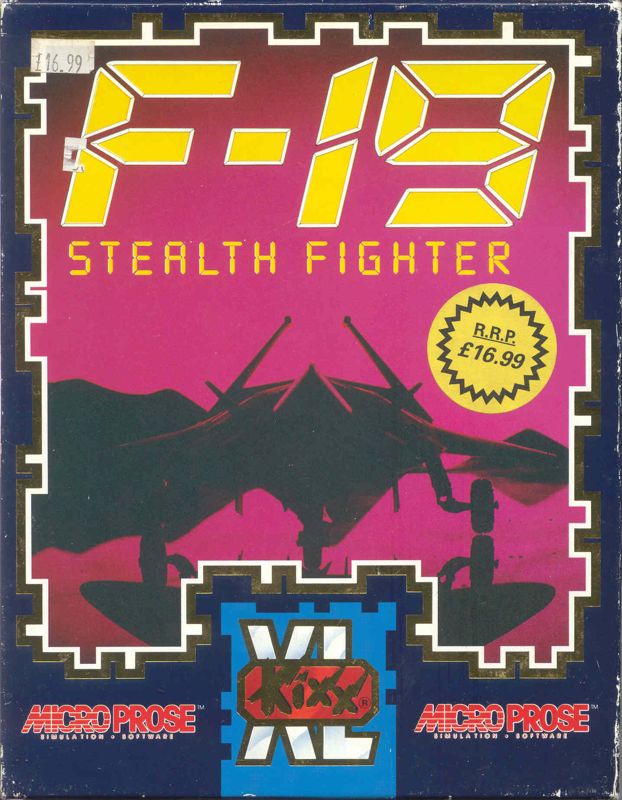 Front Cover for F-19 Stealth Fighter (Amiga) (Kixx release)