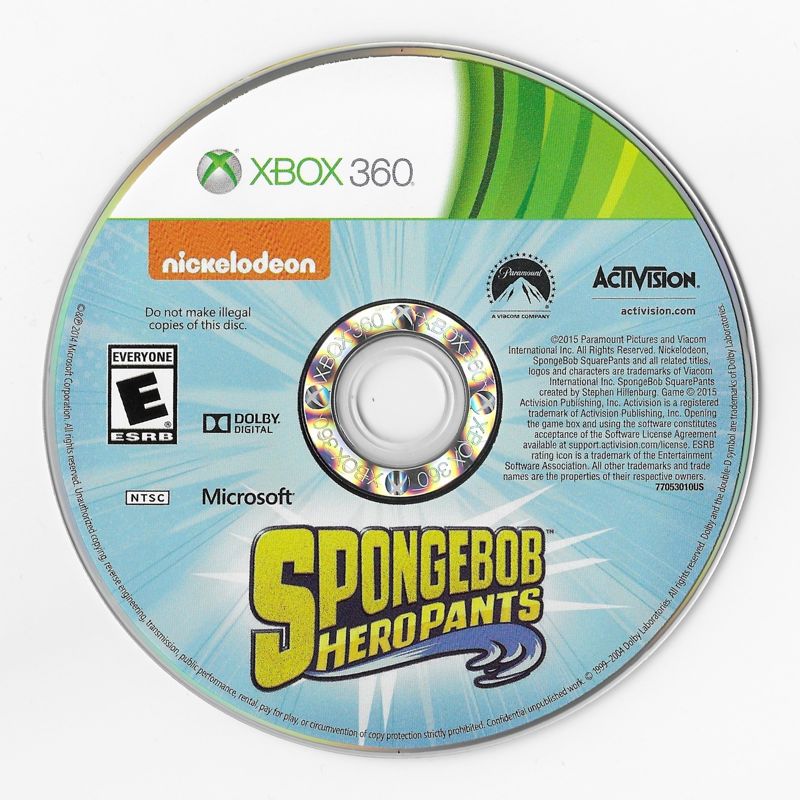 Media for SpongeBob HeroPants (Xbox 360)