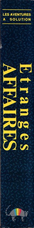 Spine/Sides for Etranges Affaires (DOS): Left Side