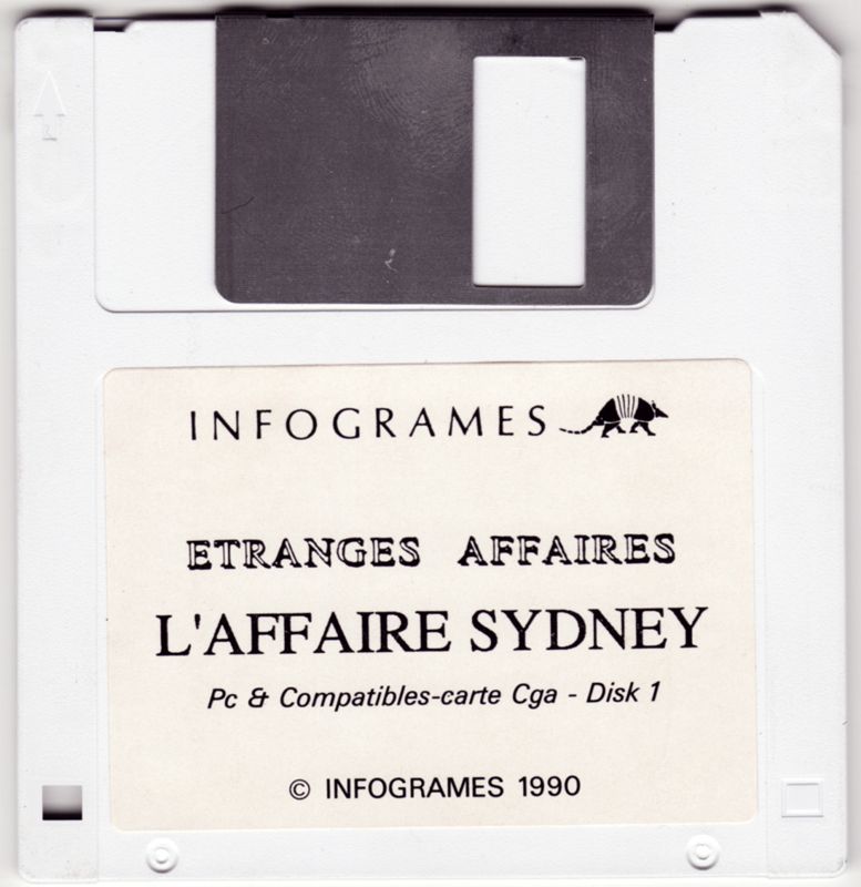 Media for Etranges Affaires (DOS): The Sydney Affair Game Disk