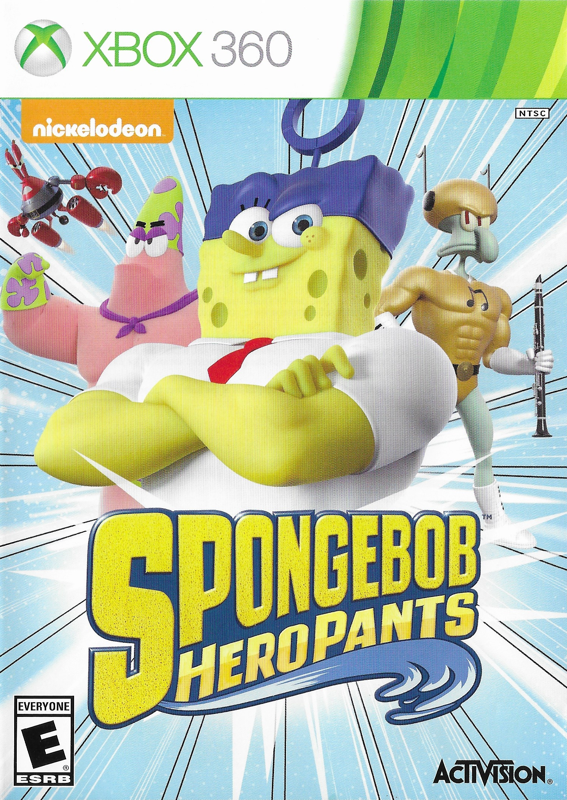 Front Cover for SpongeBob HeroPants (Xbox 360)