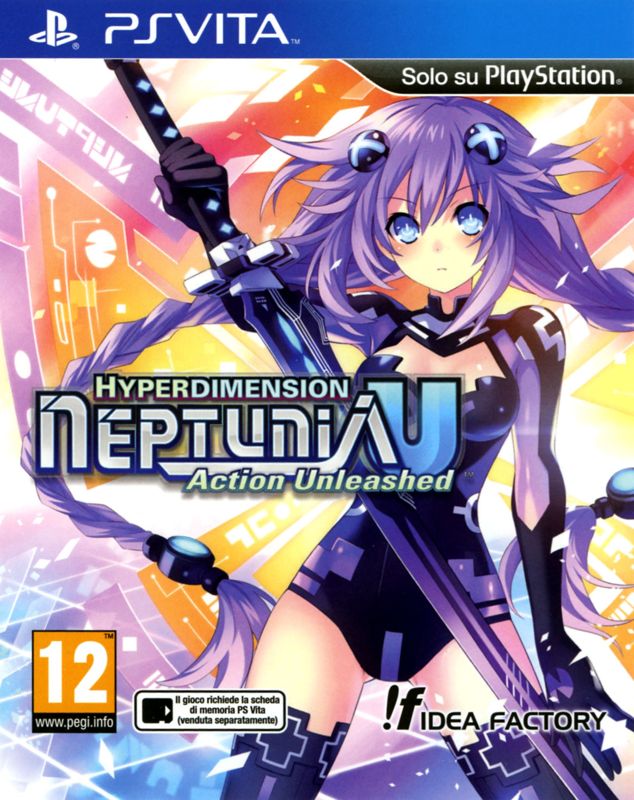 Front Cover for Hyperdimension Neptunia U: Action Unleashed (PS Vita)