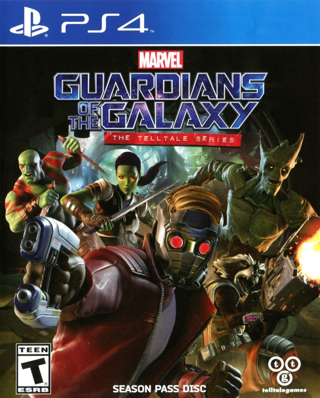 Front Cover for Marvel Guardians of the Galaxy: The Telltale Series (PlayStation 4)