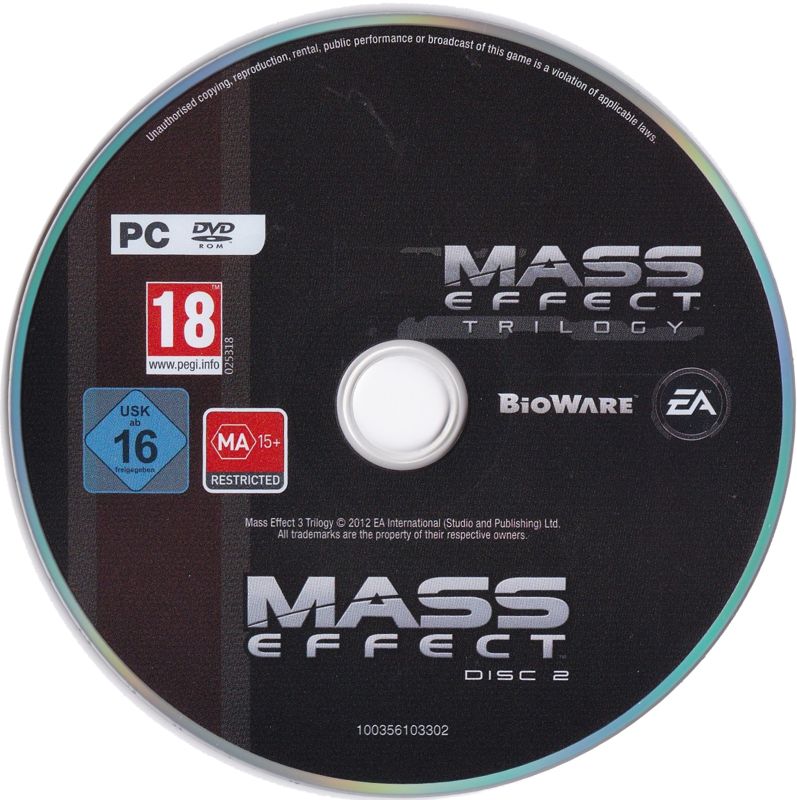 Media for Mass Effect Trilogy (Windows): Mass Effect - Disc 2