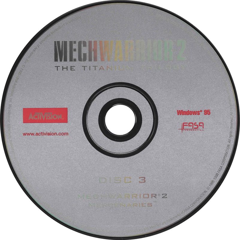 Media for MechWarrior 2: The Titanium Trilogy (Windows): Disc 3 - Mercenaries