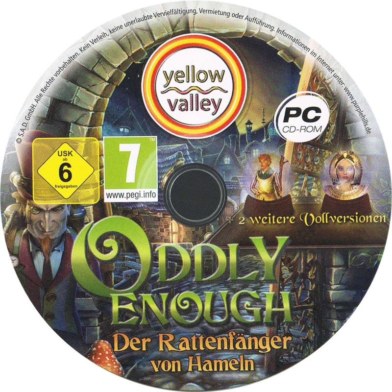 Media for Oddly Enough: Pied Piper (Windows) (Yellow Valley release)